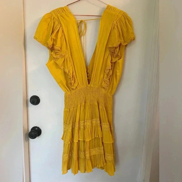 Jen's Pirate Booty Yellow Mini Dress - Picture 4 of 6